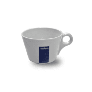 Single Lavazza branded ceramic cappuccino cup for espresso and milk coffee
