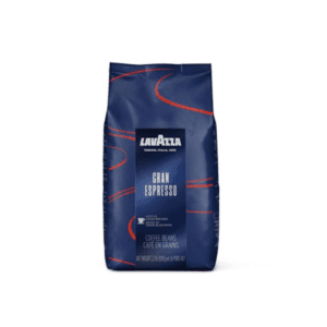 Bag of Lavazza Gran Espresso 1kg coffee beans rich Italian espresso blend