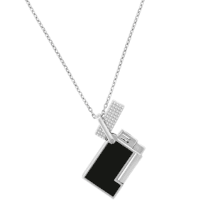 S.T. Dupont Ligne 1 Necklace silvery black lacquer luxury accessory premium collectible Copa Habana South Africa