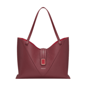 S.T. Dupont Victoria Tote burgundy premium calf leather luxury designer handbag