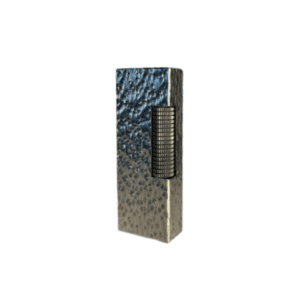 Vintage Dunhill Rollagas lighter in hammered silver plate made in England displayed for Copa Habana luxury cigar accessories collection