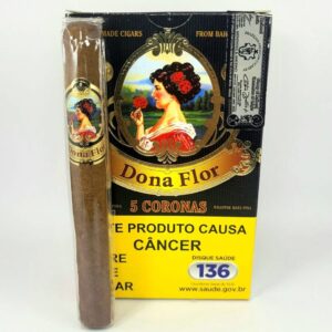 Dona Flor Mata Fina 90 Brazilian cigar with dark wrapper