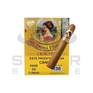 Dona Flor Robusto Brasil Brazilian cigar with band