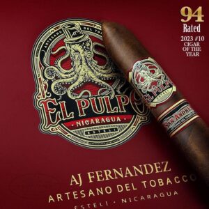 El Pulpo Belicoso Grande tapered cigar with band