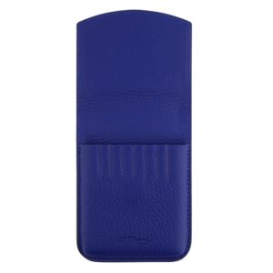 S.T. Dupont cigarillo case in electric blue leather