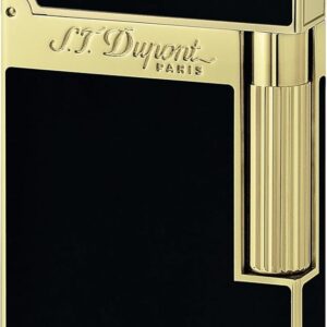 S.T. Dupont Ligne 2 Cohiba 60 lighter in black Chinese lacquer with gold trim