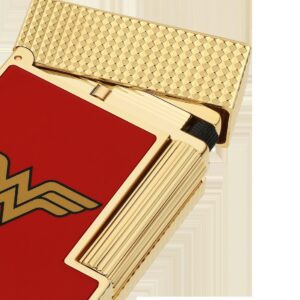 S.T. Dupont Ligne 2 DC Comics Wonder Woman limited edition lighter in yellow gold