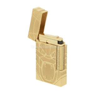S.T. Dupont Ligne 2 Orlinski limited edition lighter in gold with faceted relief