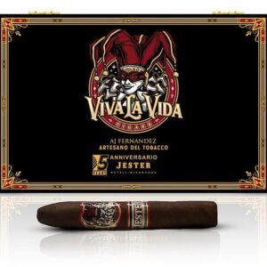 Viva La Vida Aniversario Jester cigar with decorative band